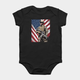 Elite Army Baby Bodysuit